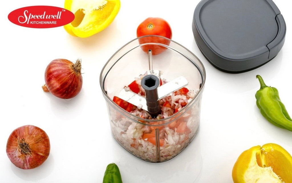 Premium Manual Food Chopper & Mixer | Multipurpose Kitchen Vegetable Cutter 950 ML