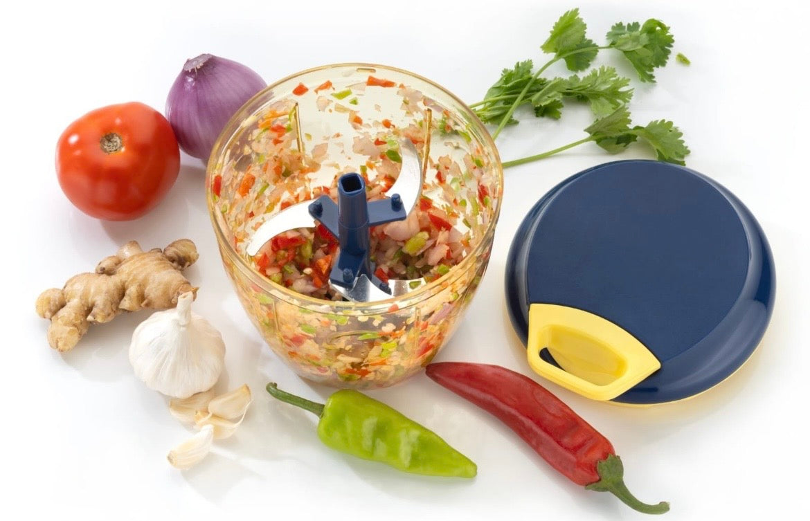 Premium Manual Food Chopper & Mixer | Multipurpose Kitchen Vegetable Cutter 950 ML