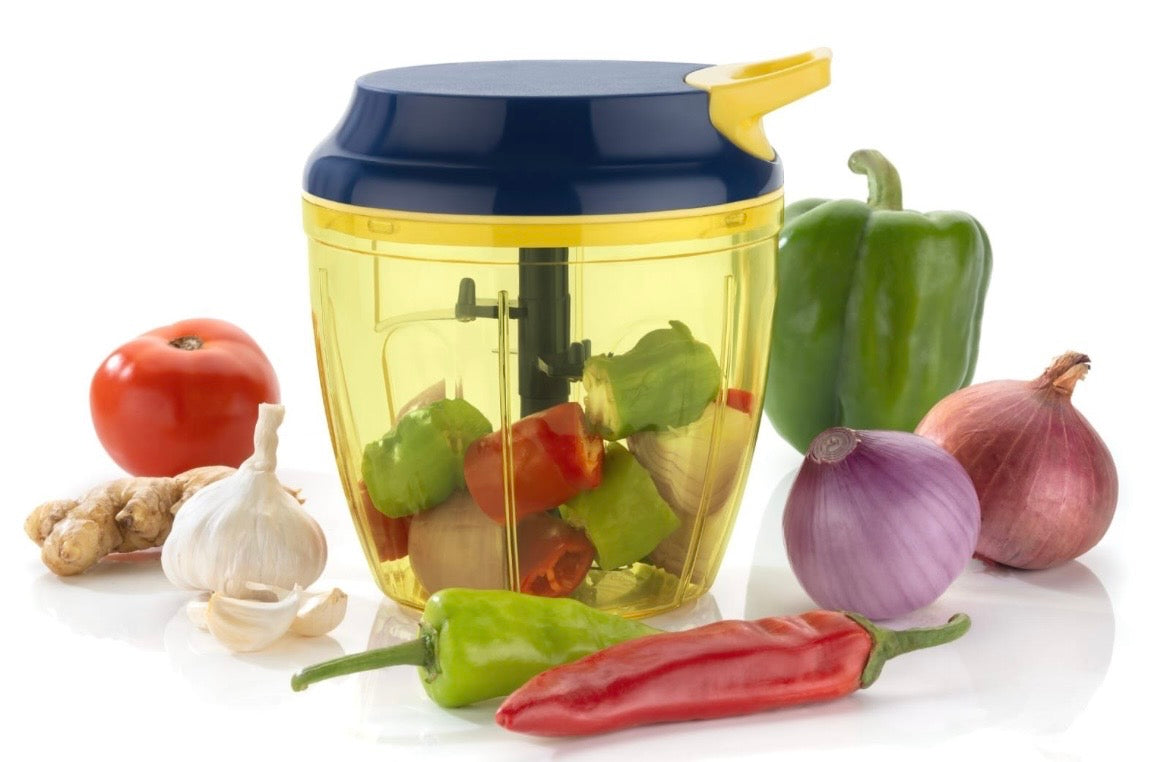 Premium Manual Food Chopper & Mixer | Multipurpose Kitchen Vegetable Cutter 950 ML
